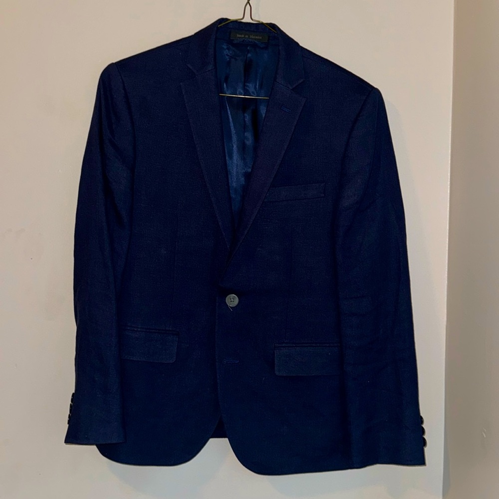 LAUREN Ralph Lauren Kids Suit Jacket - Size 14R - Navy Blue